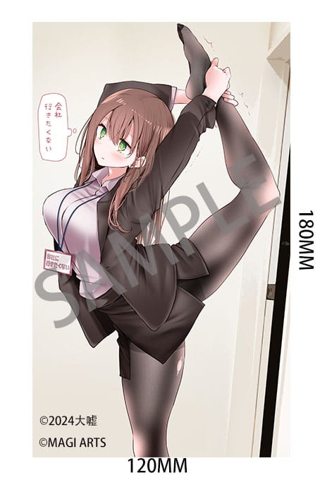 Original Character statuette PVC 1/6 OL-chan Who Doesn't Want to Go to Work White Ver. 26 cm