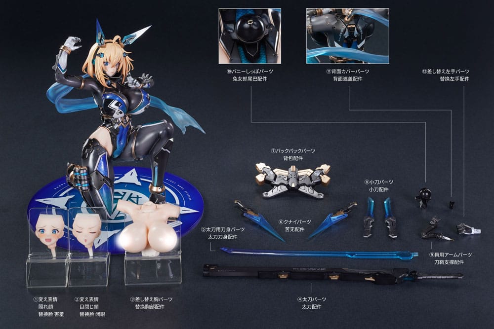 Original Character statuette PVC 1/6 Bunny Suit Planning Sophia F. Shirring Ninja Ver. 23 cm