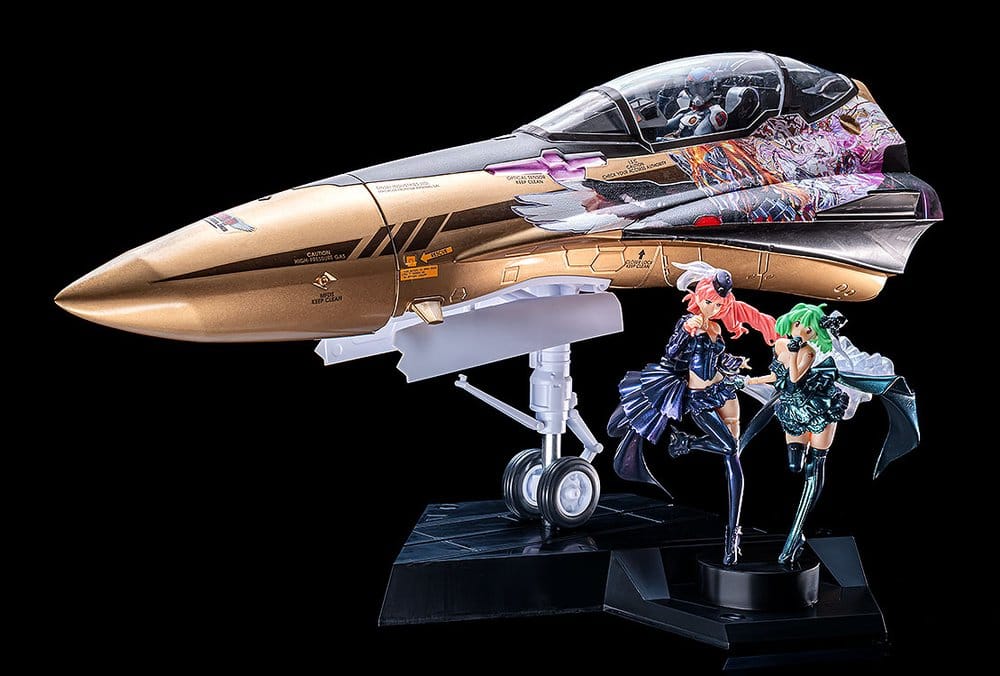 Macross Frontier maquette PLAMAX MF-98: minimum factory Fighter Nose Collection YF-29 GALAXY SET 34 cm