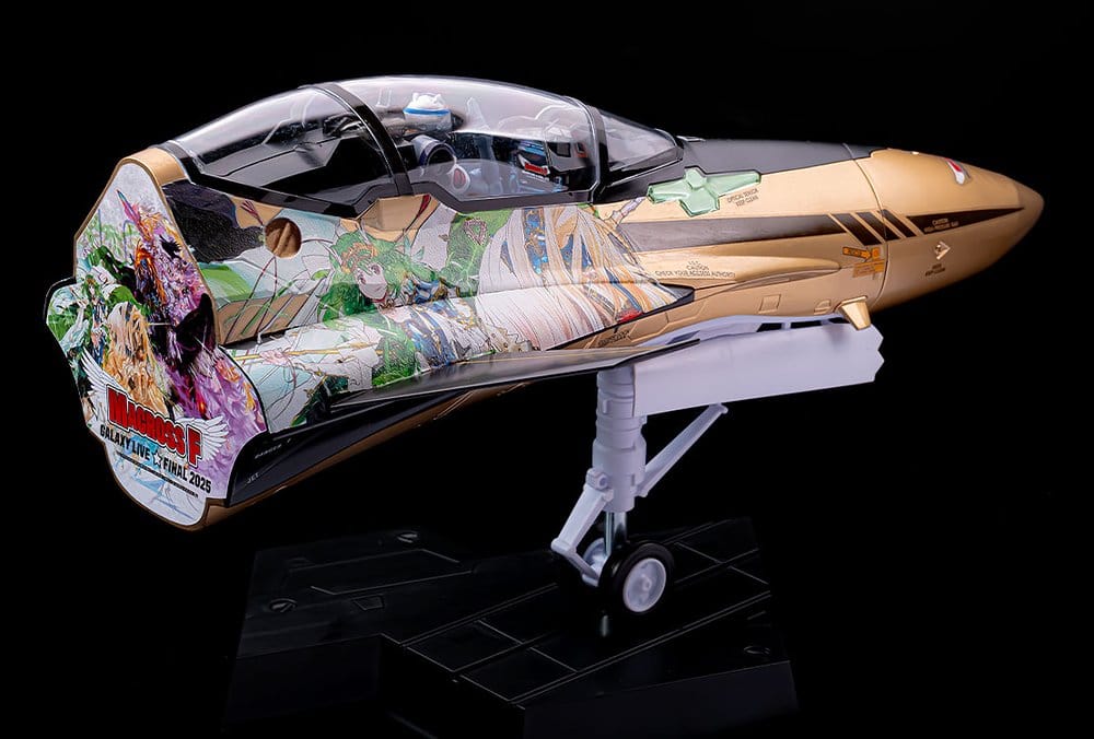 Macross Frontier maquette PLAMAX MF-98: minimum factory Fighter Nose Collection YF-29 GALAXY SET 34 cm