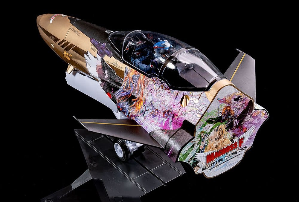 Macross Frontier maquette PLAMAX MF-98: minimum factory Fighter Nose Collection YF-29 GALAXY SET 34 cm