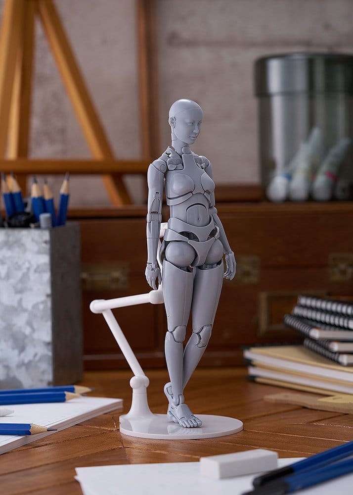 Figurine Nishimura Style Drawing Doll Olive Gray 21 cm