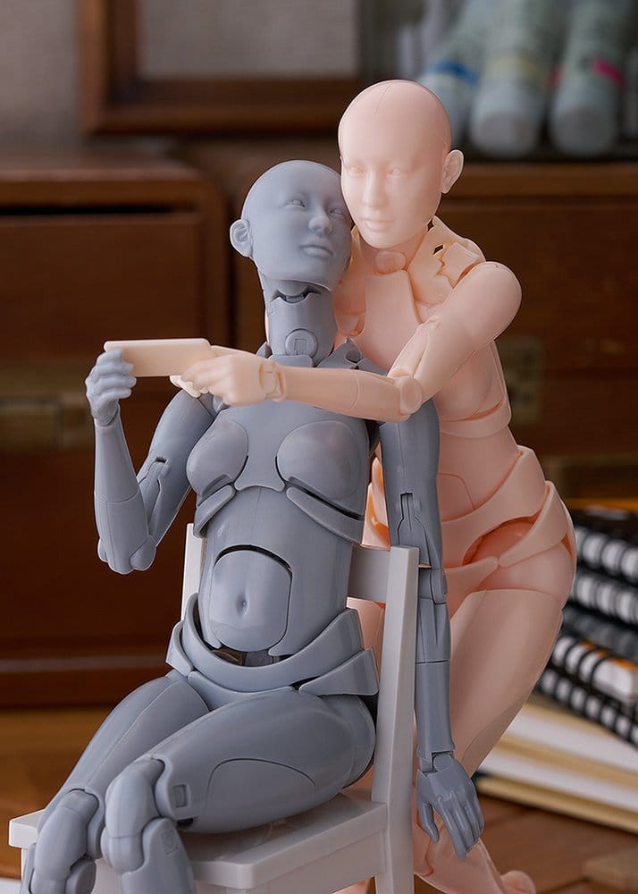 Figurine Nishimura Style Drawing Doll Olive Gray 21 cm