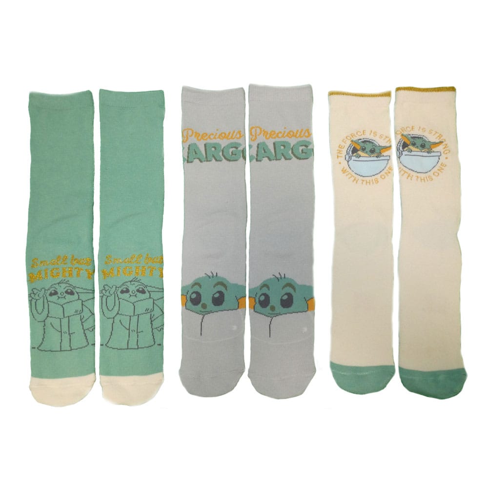 Star Wars The Mandalorian pack 3 chaussettes Grogu L-XL