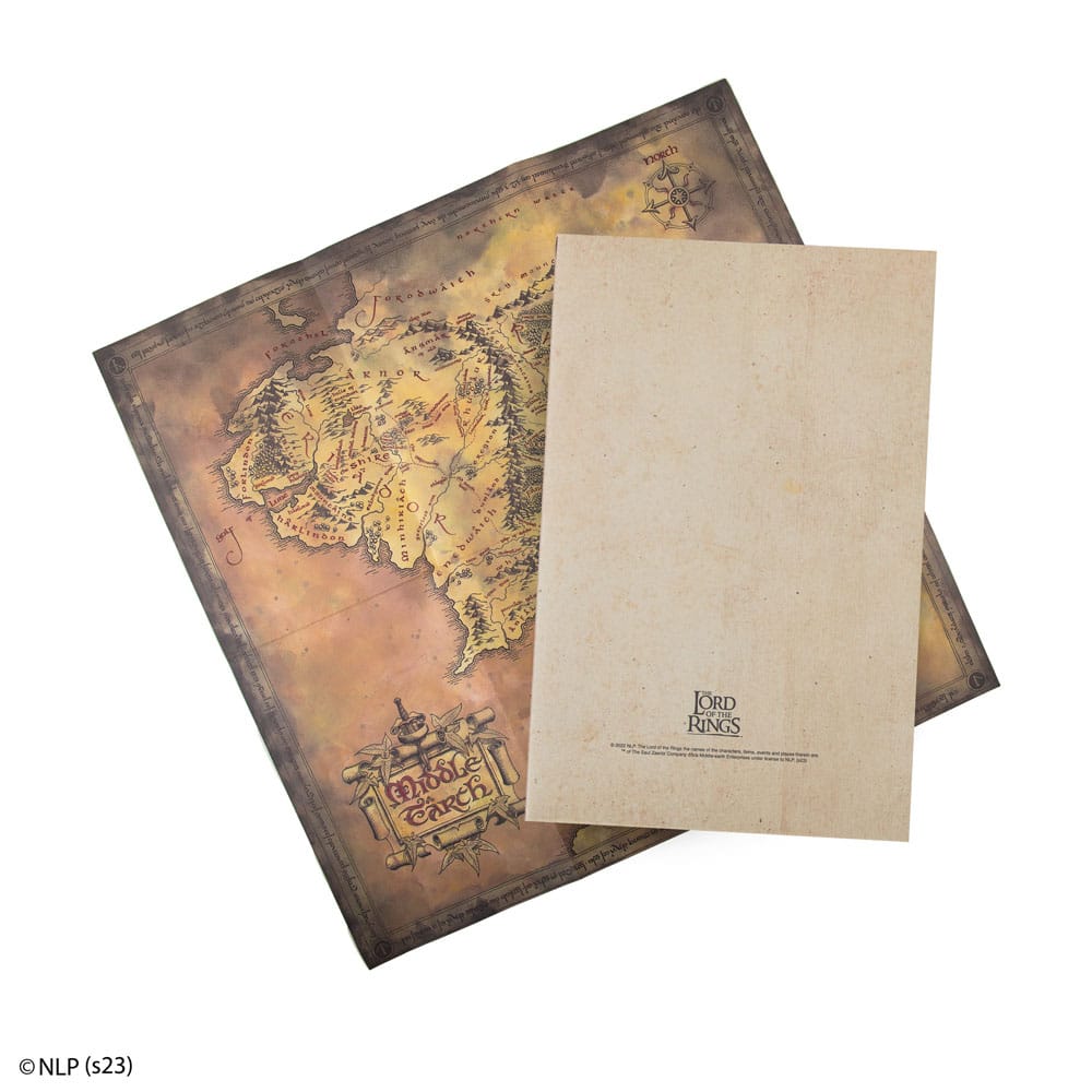 Le Seigneur des Anneaux carnet Map of Middle Earth