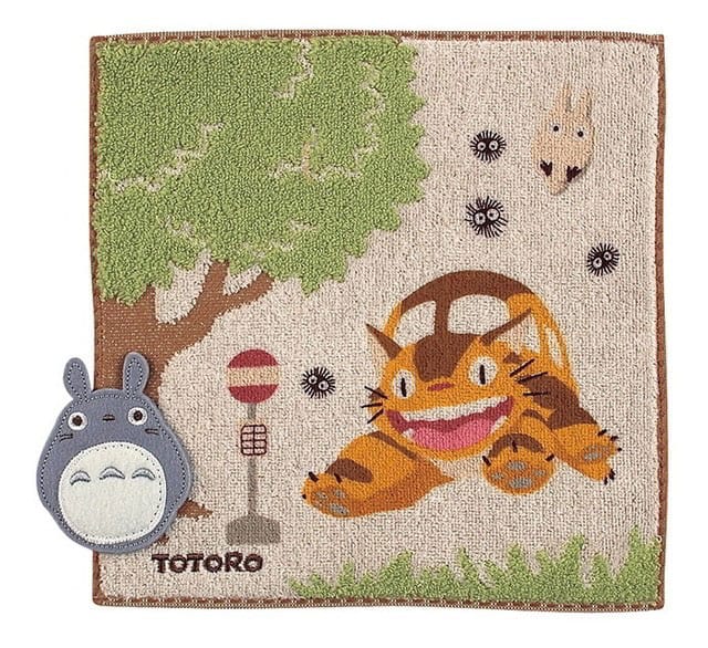 Mon voisin Totoro serviette de toilette Bus Stop 25 x 25 cm