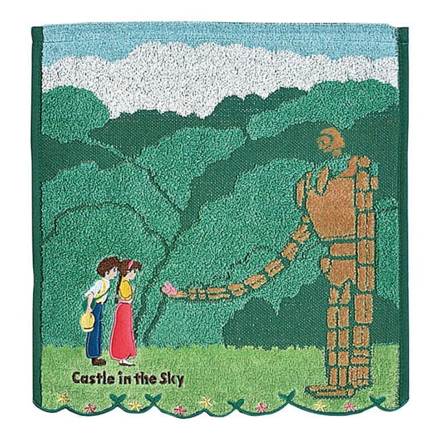 Ghibli - Le Château dans le ciel - Mini Serviette Robot Soldat 34X36cm