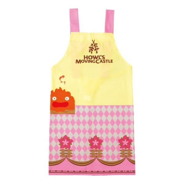 Le Château ambulant Tablier Calcifer & Flower