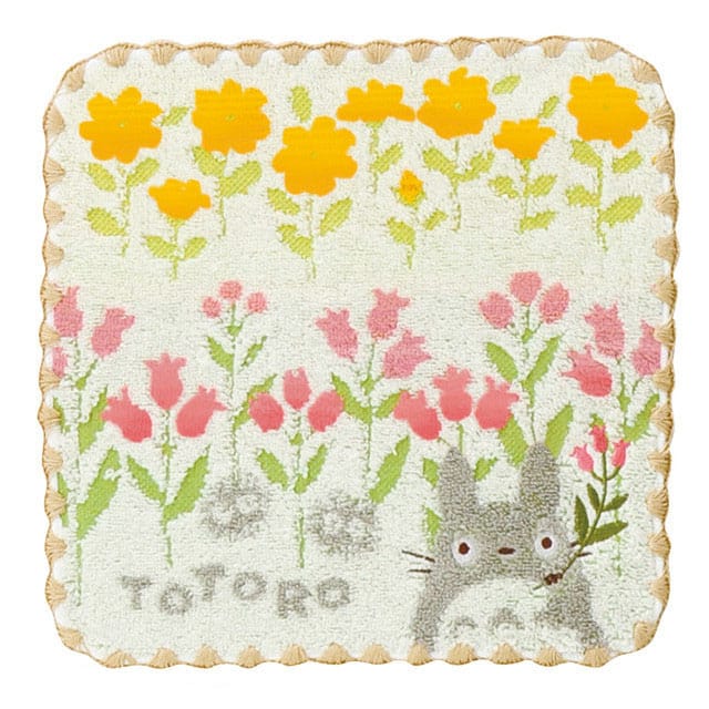 Mon voisin Totoro serviette de toilette Wild flowers 25 x 25 cm