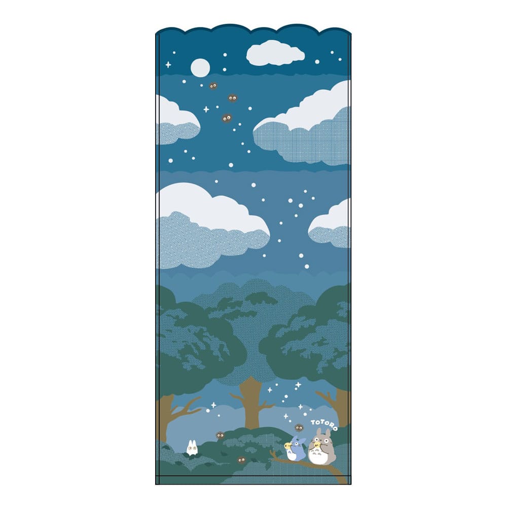 Mon voisin Totoro serviette de toilette Under the moon 34 x 80 cm