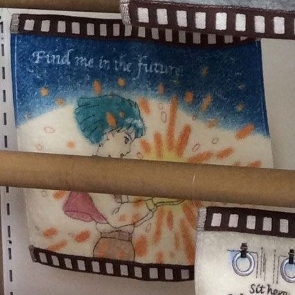 Ghibli - Le Château ambulant - Mini Serviette "Celluloïd Hauru" 25x25cm