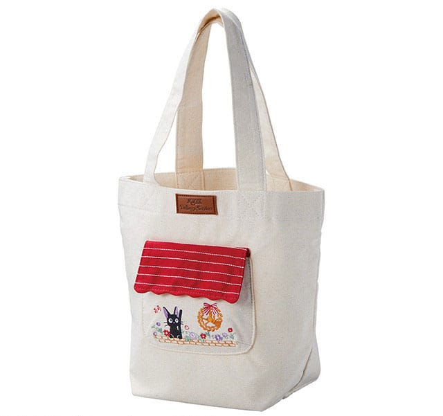 Ghibli - Kiki la petite sorcière - Tote Bag Jiji au Milieu des Fleurs