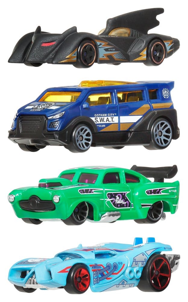 Batman Hot Wheels Silver Series assortiment véhicules Die-Cast 1/64 979T (24)