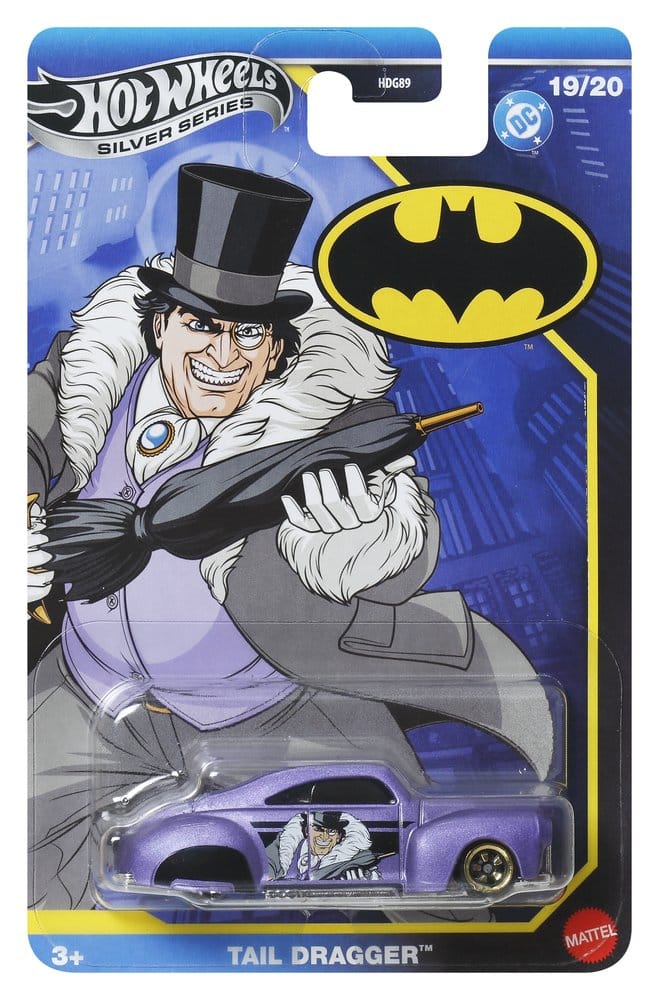 Batman assortiment véhicules Hot Wheels Silver Series Die-Cast 1:64 979R (24)