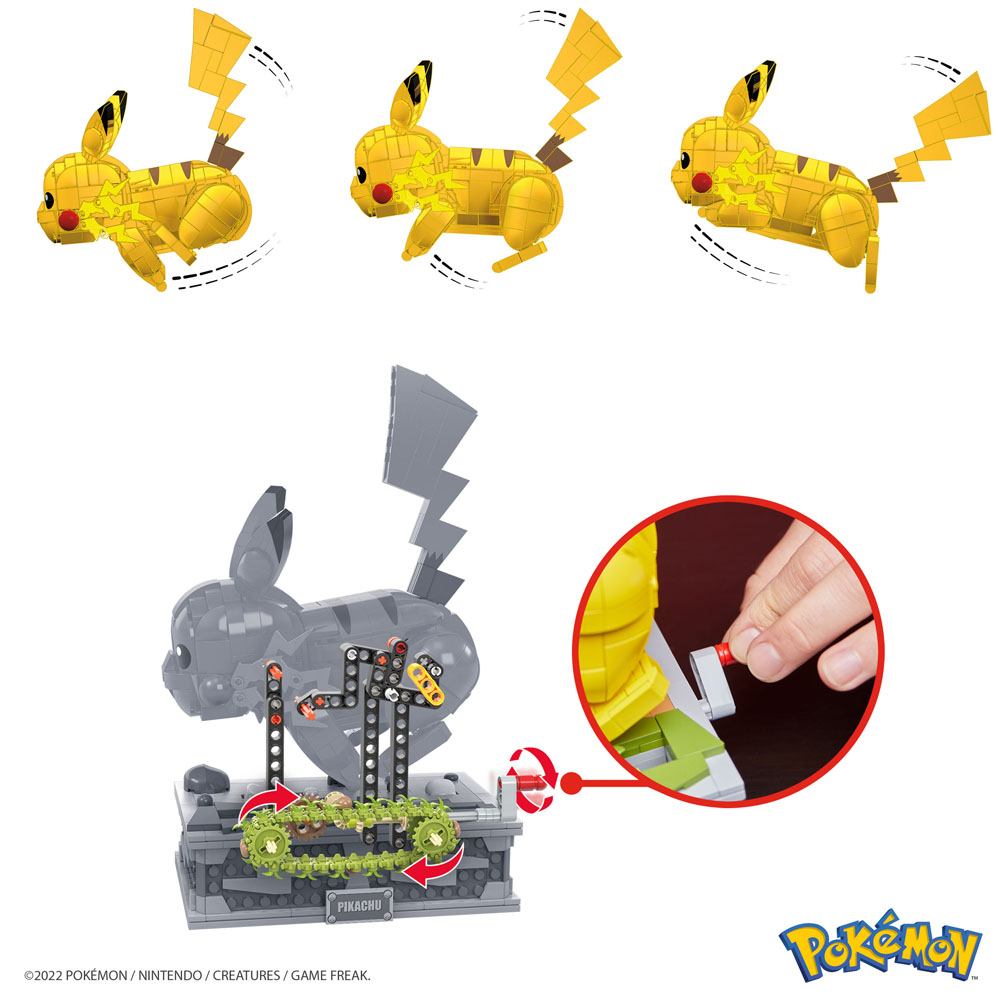 Pokémon jeu de construction Mega Construx Motion Pikachu