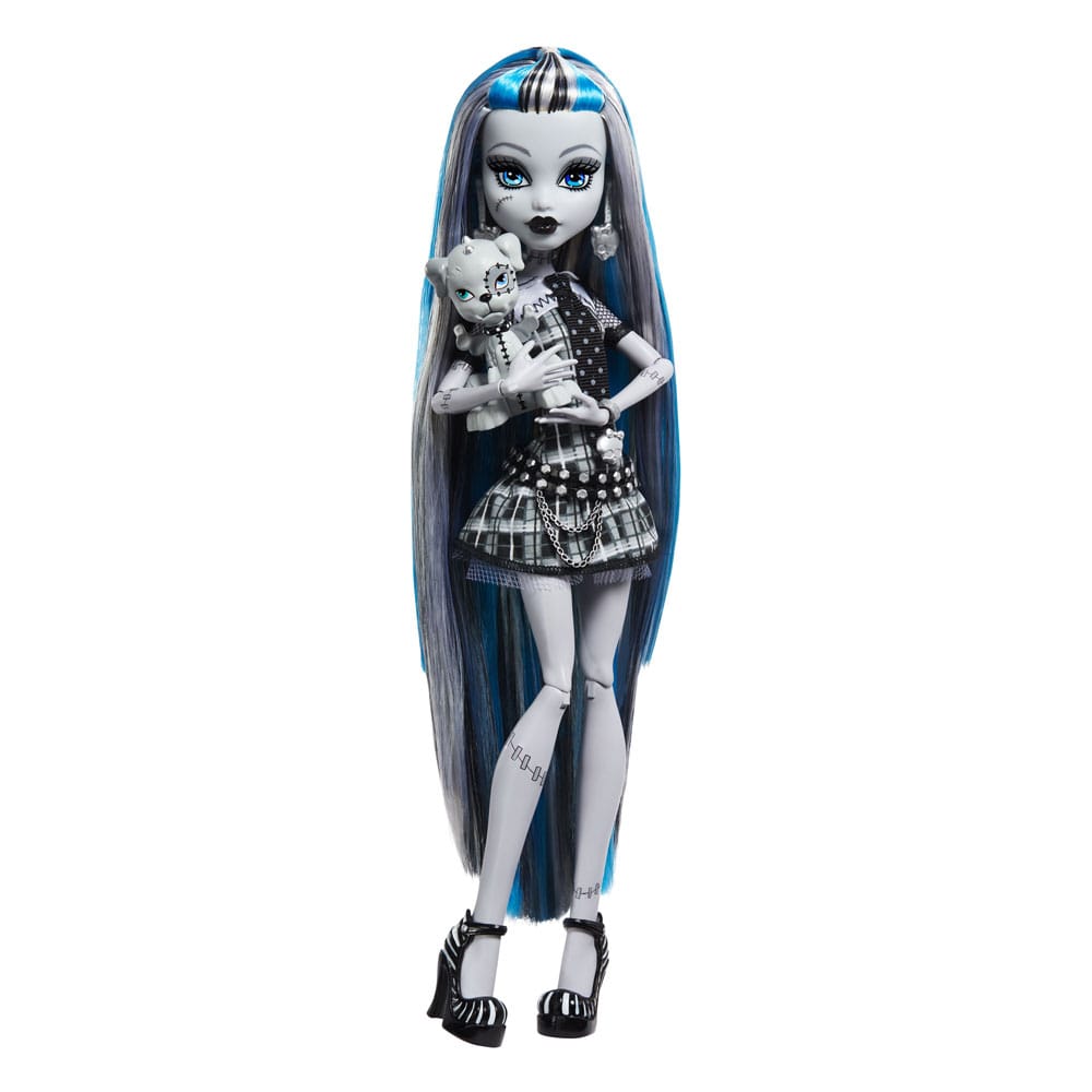 Monster High poupée Reel Drama Frankie Stein en Noir et Blanc