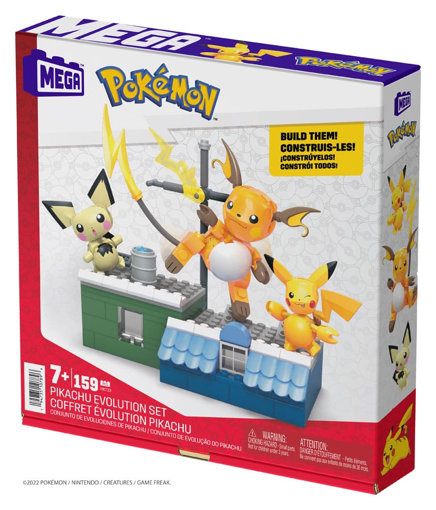 Pokémon jeu de construction MEGA Coffret Évolution Pikachu