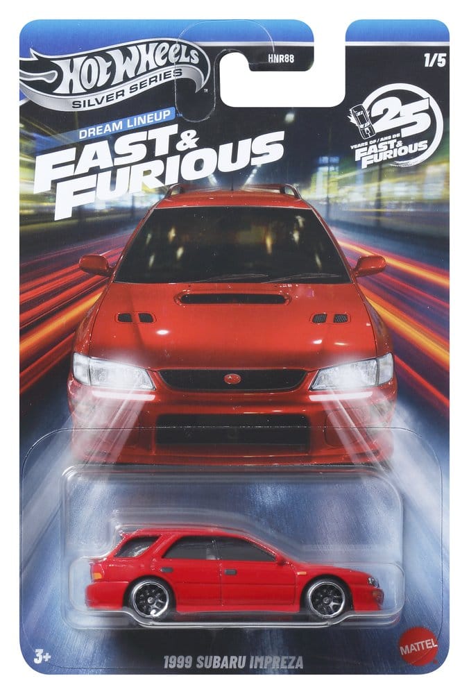 Fast & Furious Hot Wheels Silver Series assortiment véhicules Die-Cast 1/64 979N (24)