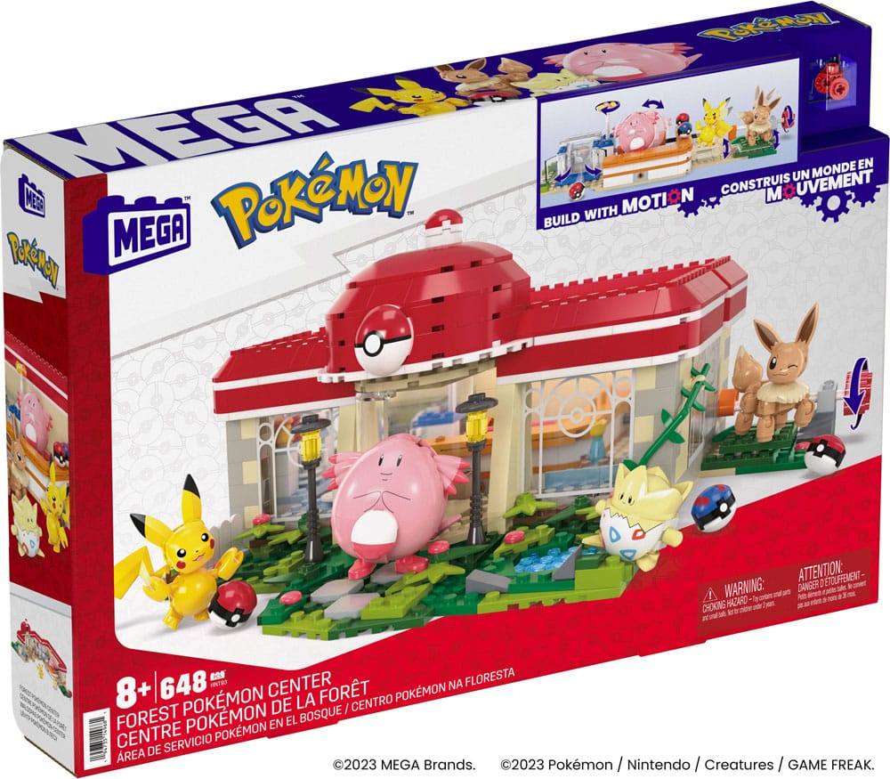 Pokémon jeu de construction Mega Construx Centre Pokémon de la forêt