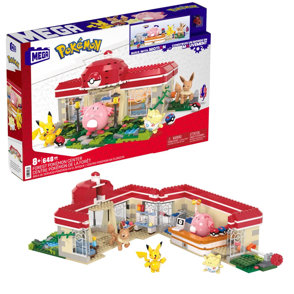 Pokémon jeu de construction Mega Construx Centre Pokémon de la forêt