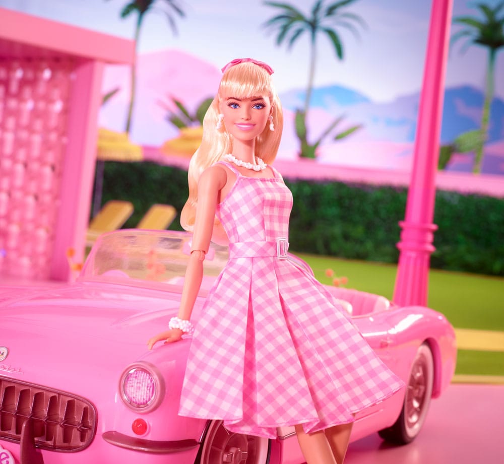 Barbie The Movie poupée Barbie in Pink Gingham Dress