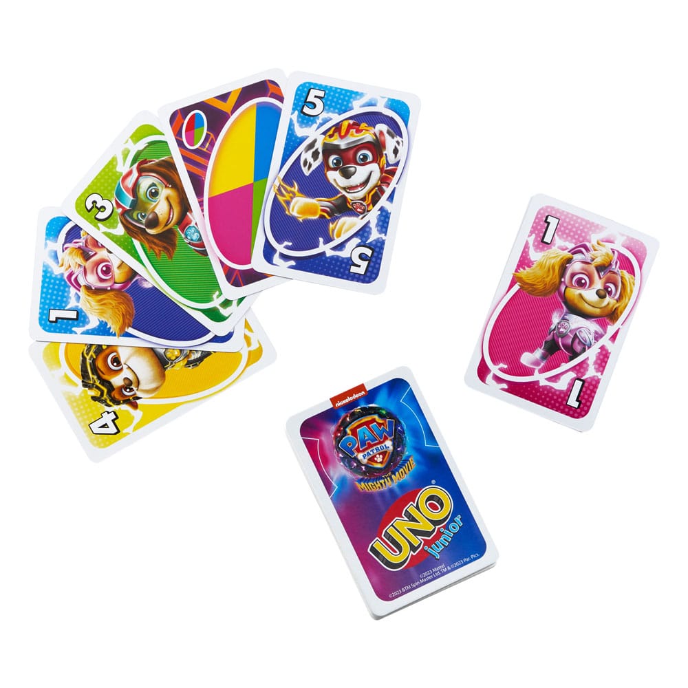 PAW Patrol: The Mighty Movie jeu de cartes UNO Junior