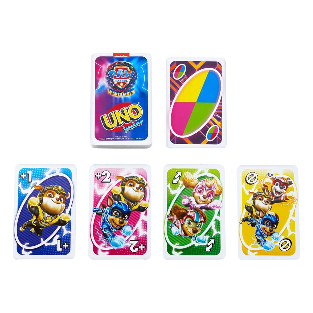 PAW Patrol: The Mighty Movie jeu de cartes UNO Junior
