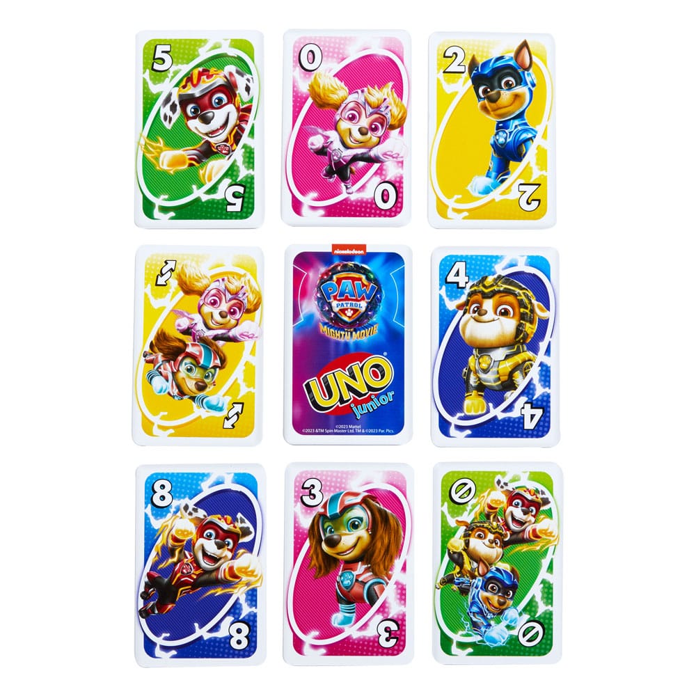 PAW Patrol: The Mighty Movie jeu de cartes UNO Junior