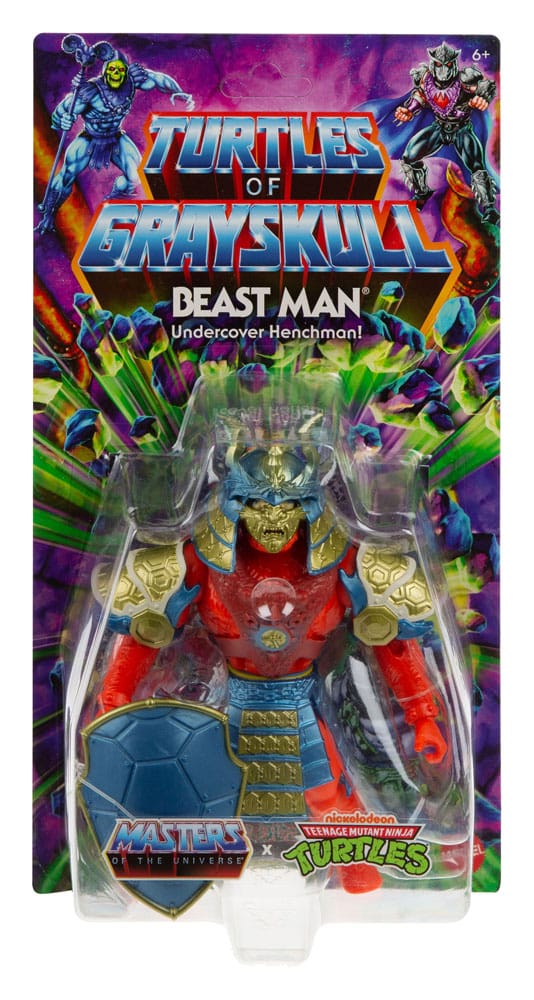 MOTU x TMNT: Turtles of Grayskull figurine Beast Man 14 cm