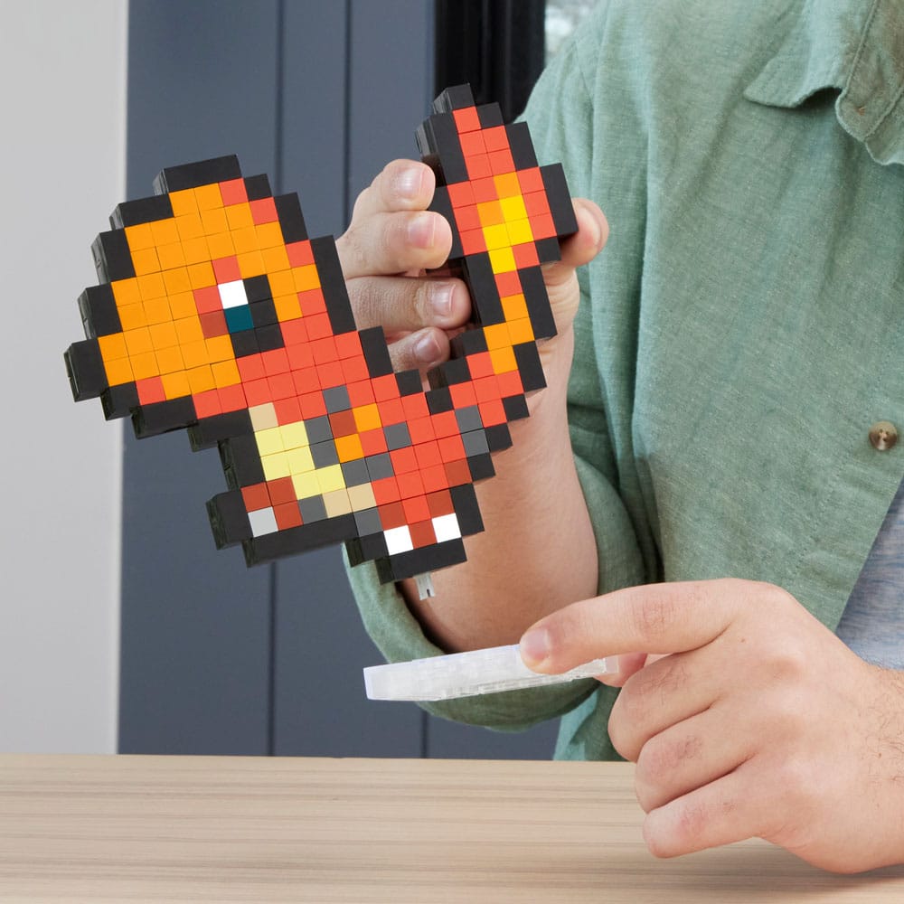 Pokémon jeu de construction MEGA Salaméche Pixel Art