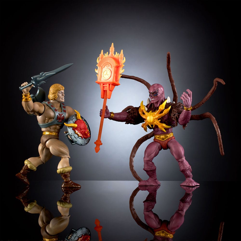 Masters of the Universe x Stranger Things Origins pack 2 figurines He-Man & Vecna 14 cm