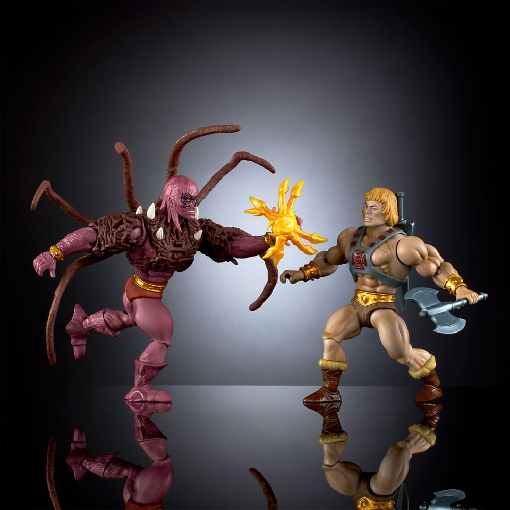 Masters of the Universe x Stranger Things Origins pack 2 figurines He-Man & Vecna 14 cm