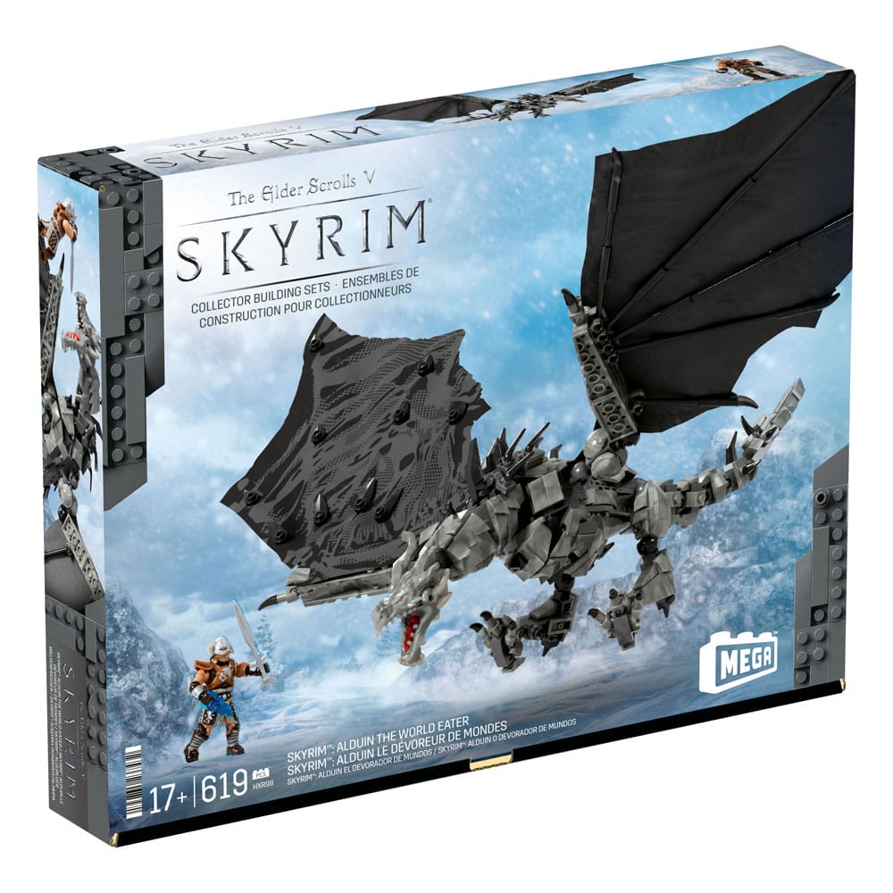 The Elder Scrolls V: Skyrim jeu de construction MEGA Alduin Le Dévoreur de Mondes