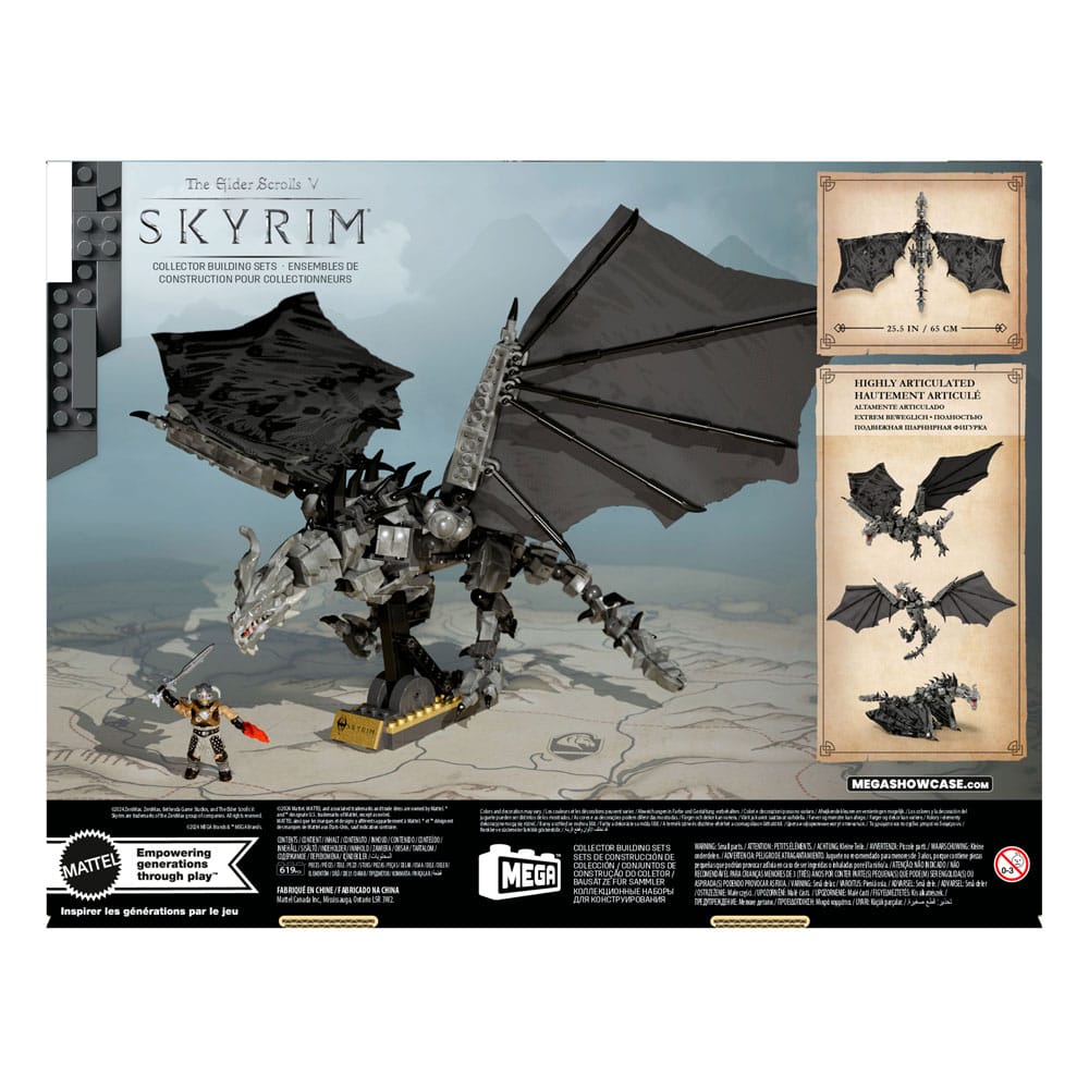 The Elder Scrolls V: Skyrim jeu de construction MEGA Alduin Le Dévoreur de Mondes