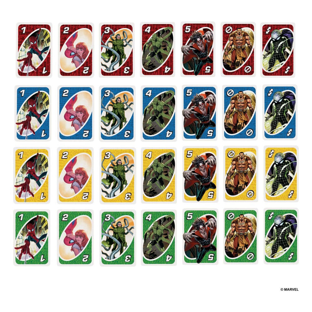 The Amazing Spider-Man jeu de cartes UNO