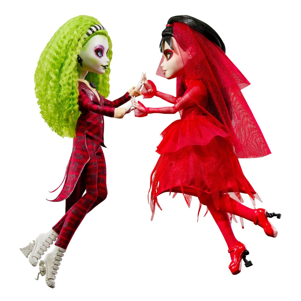 Beetlejuice Beetlejuice pack 2 poupées Monster High Skullector Betelgeuse & Lydia 25 cm