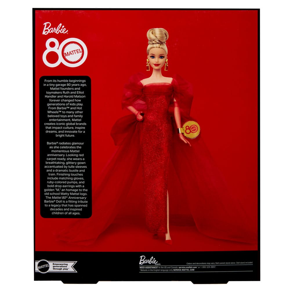 Barbie Signature poupée 80th Anniversary Blonde