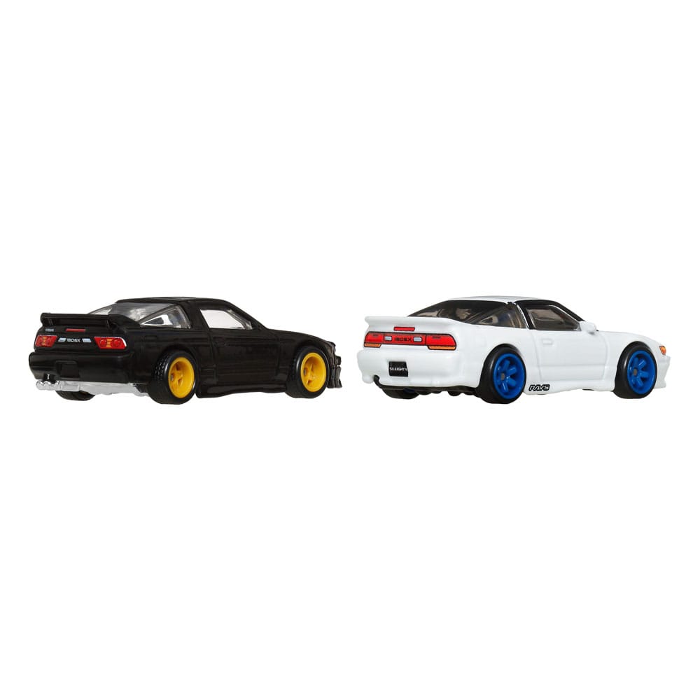 Hot Wheels Premium pack 2 véhicules métal Car Culture 1/64 '96 Nissan 180SX Type X & Nissan SilEighty