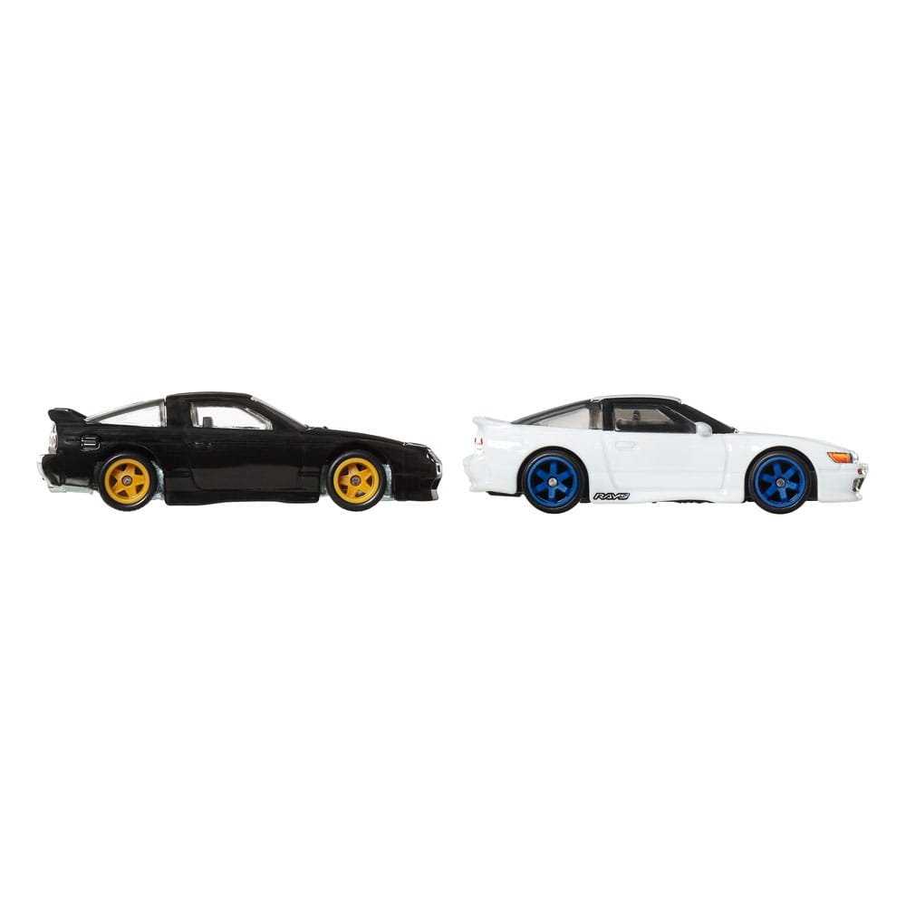 Hot Wheels Premium pack 2 véhicules métal Car Culture 1/64 '96 Nissan 180SX Type X & Nissan SilEighty