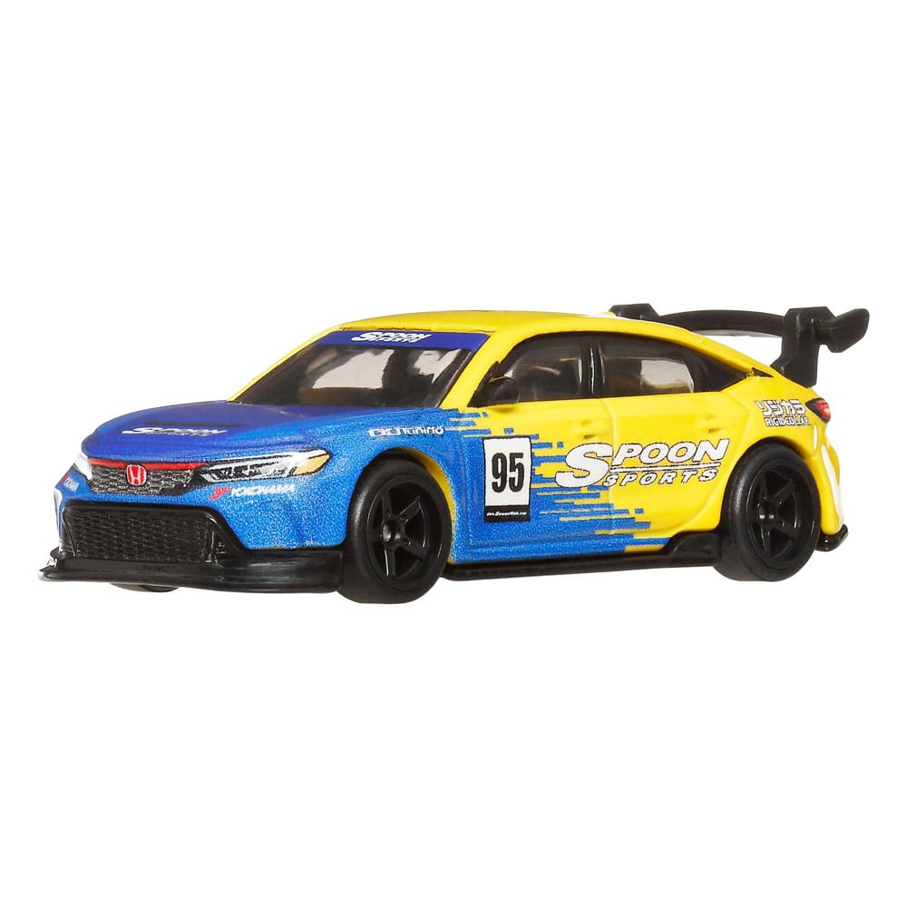Hot Wheels Premium pack 2 véhicules métal Car Culture 1/64 '99 Honda Civic Type R (EK9) & Honda Civic Type R