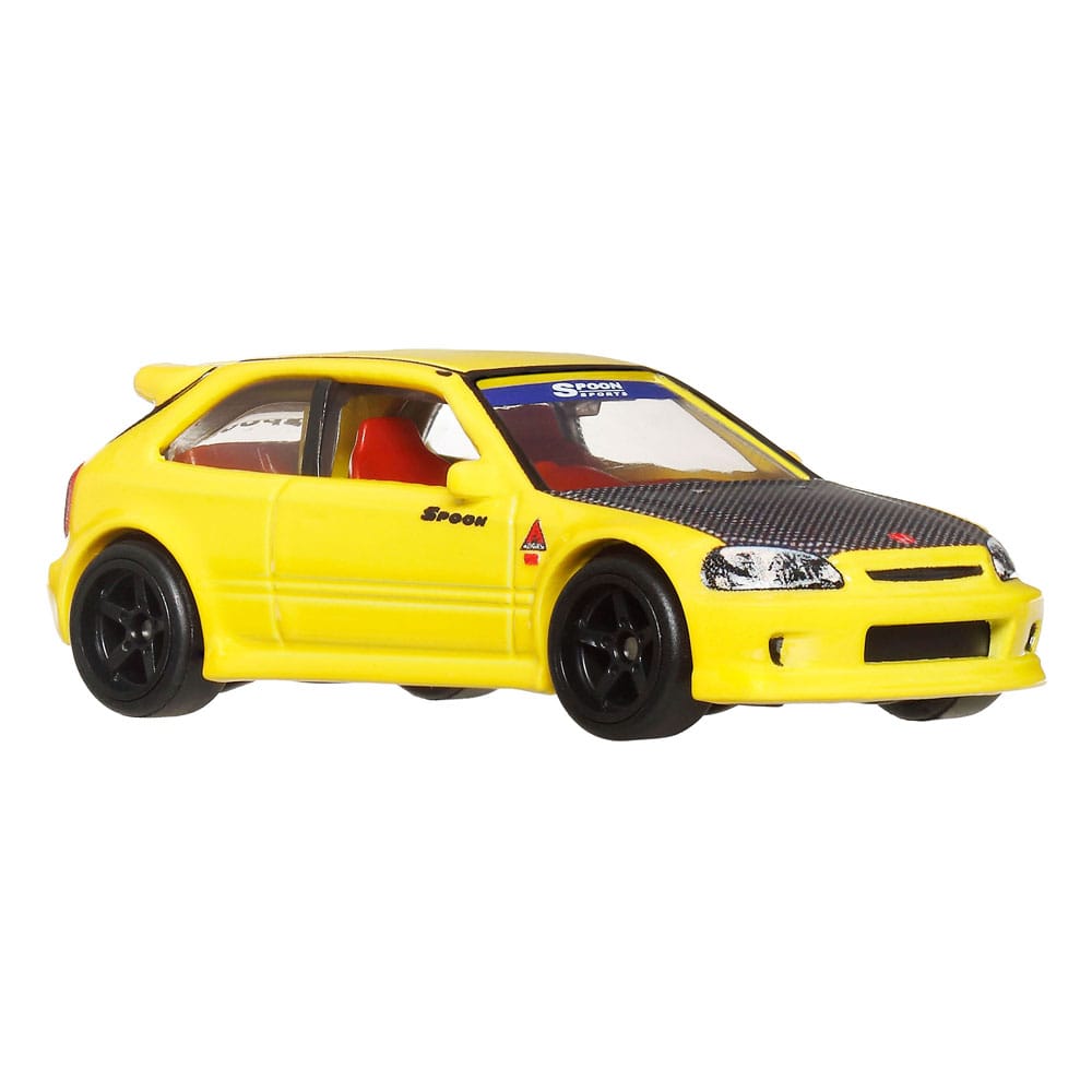 Hot Wheels Premium pack 2 véhicules métal Car Culture 1/64 '99 Honda Civic Type R (EK9) & Honda Civic Type R