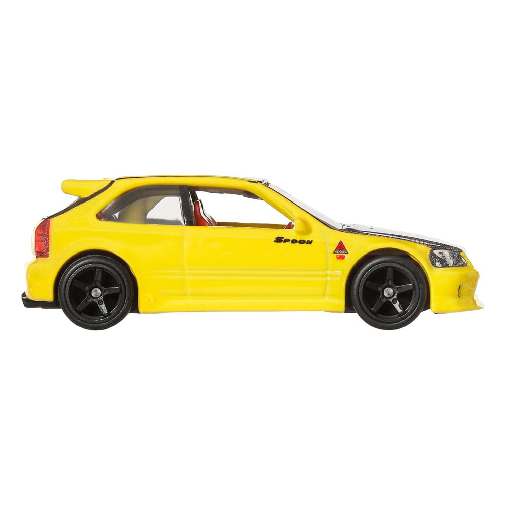 Hot Wheels Premium pack 2 véhicules métal Car Culture 1/64 '99 Honda Civic Type R (EK9) & Honda Civic Type R
