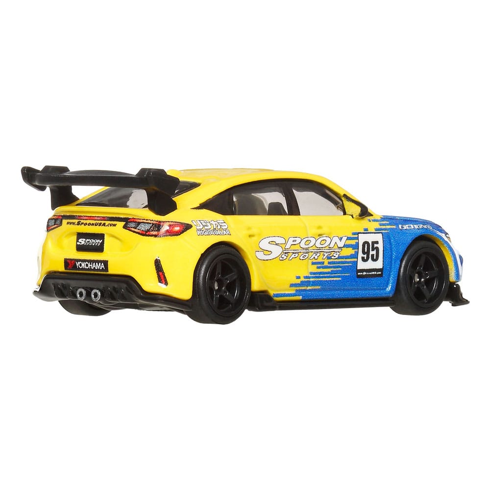 Hot Wheels Premium pack 2 véhicules métal Car Culture 1/64 '99 Honda Civic Type R (EK9) & Honda Civic Type R