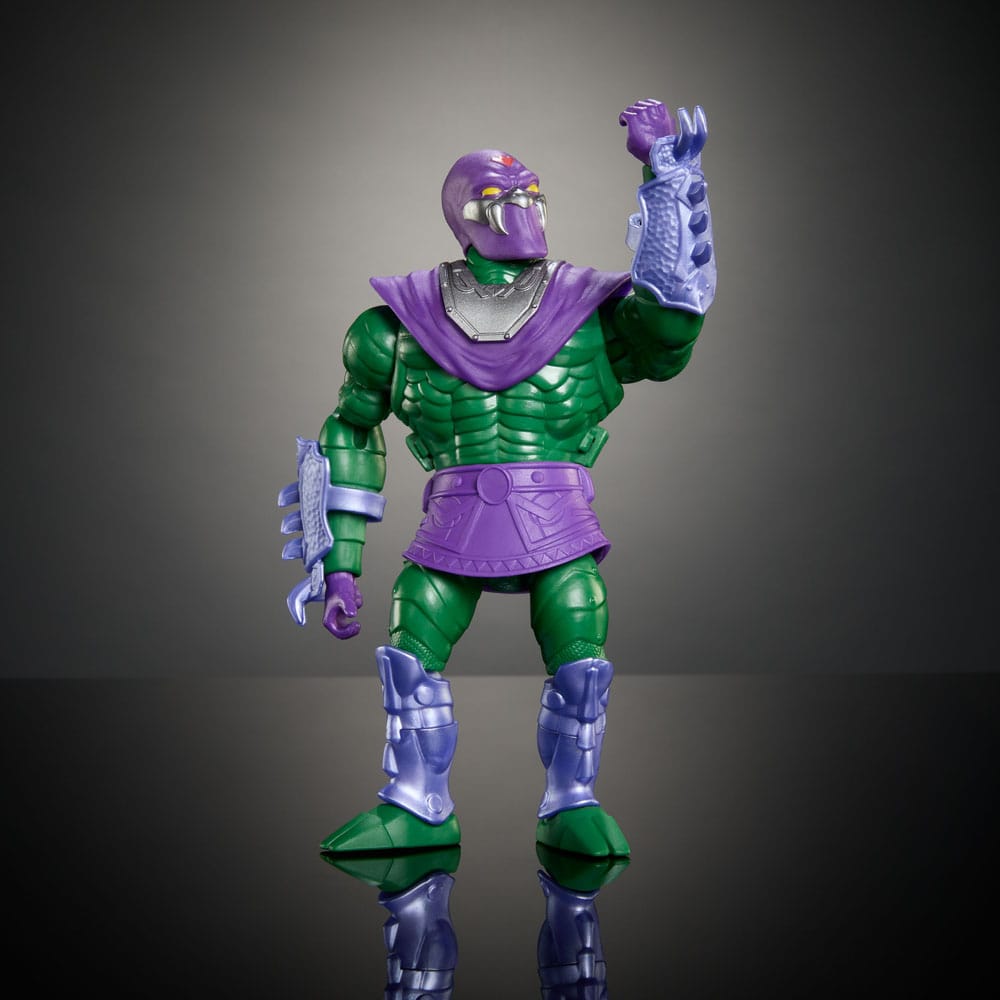 MOTU x TMNT: Turtles of Grayskull figurine Deluxe King Hiss 14 cm