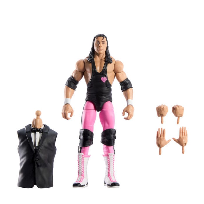 WWE WrestleMania Elite Collection figurine Bret "Hit Man" Hart 15 cm