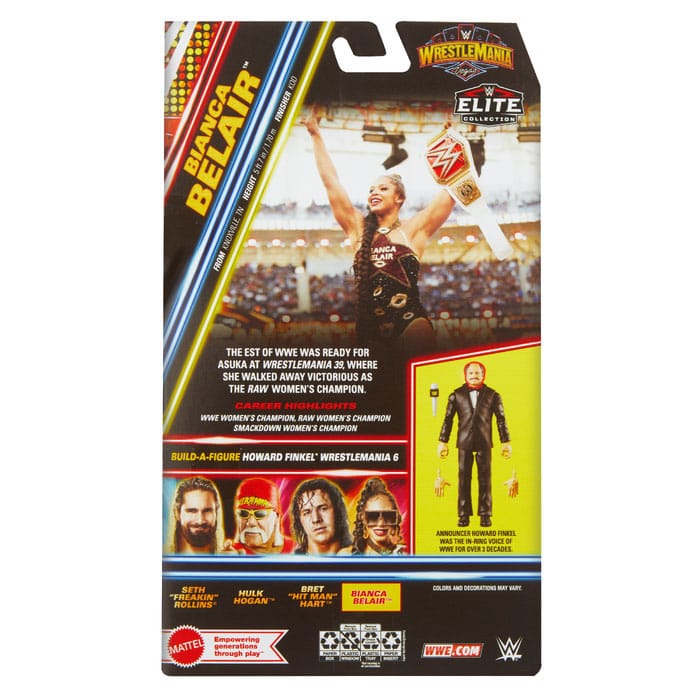 WWE WrestleMania Elite Collection figurine Bianca Belair 15 cm