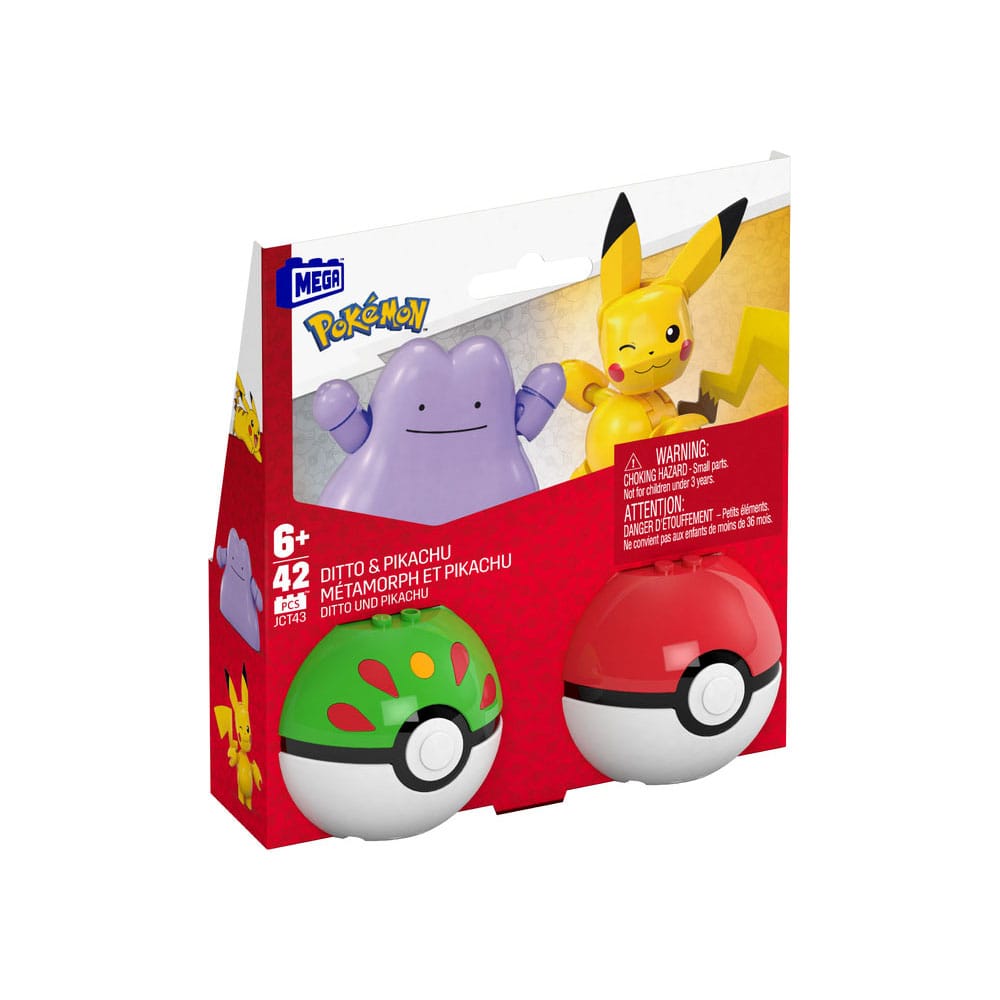 Pokémon jeu de construction MEGA Poké Ball Collection: Pikachu & Métamorph