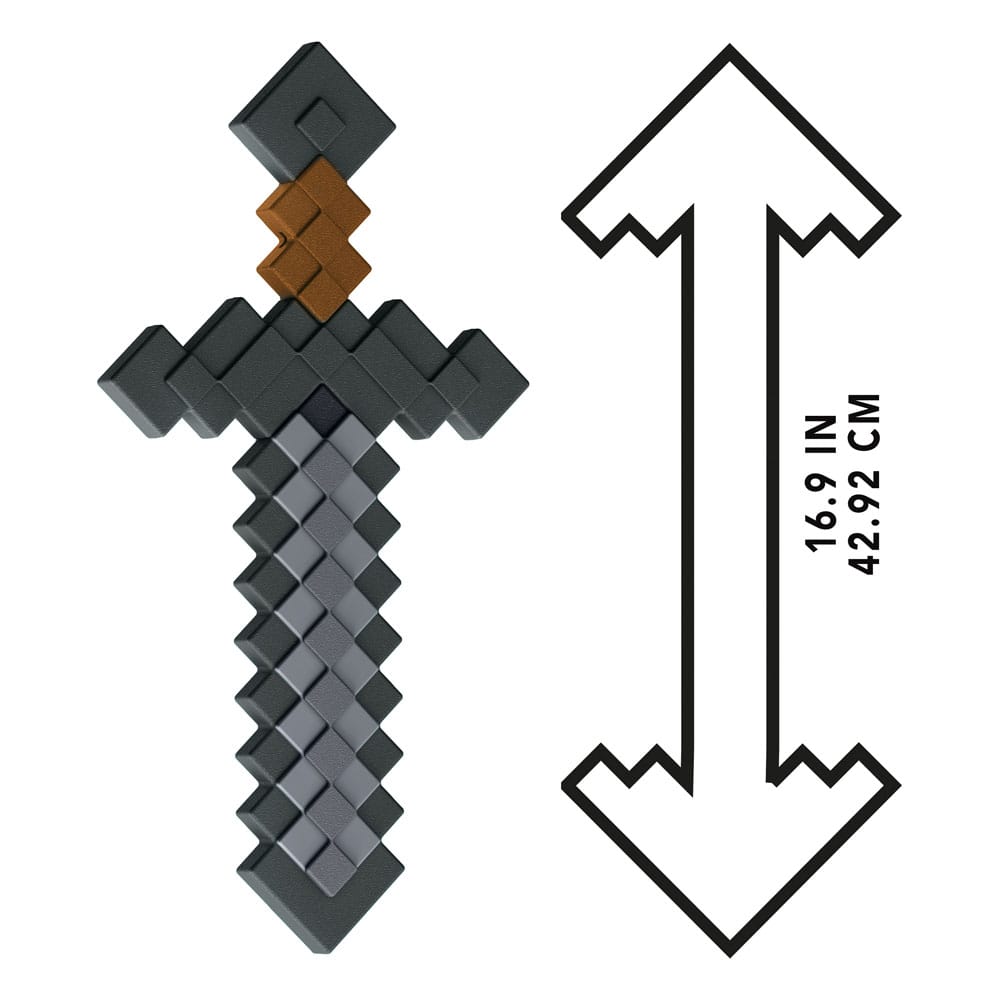 Minecraft réplique Roleplay Épée en pierre 43 cm