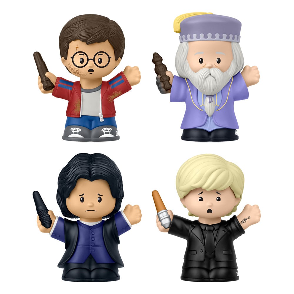 Harry Potter et le Prince de sang-mêlé pack 4 minifigurines Fisher-Price Little People Collector 7 cm