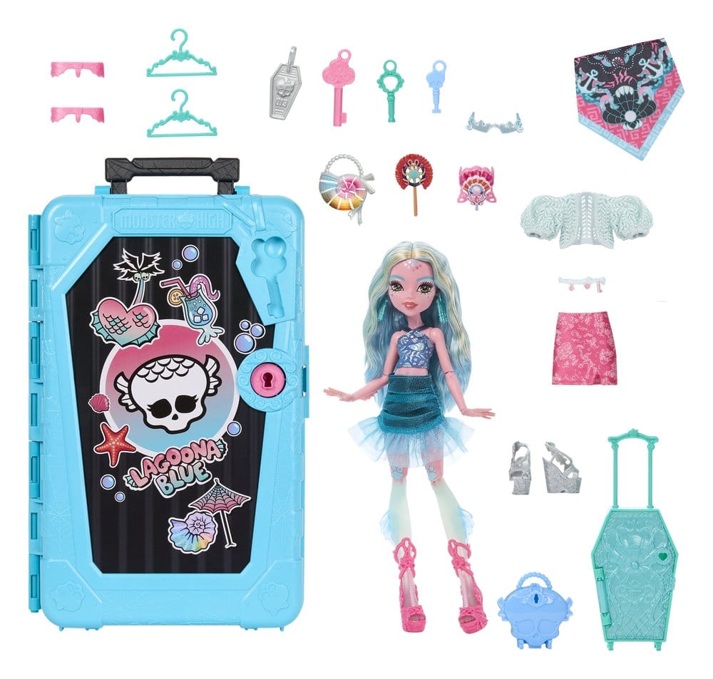 Monster High Skulltimate Secrets poupée Destination: Gore-geous Oasis - Lagoona Blue